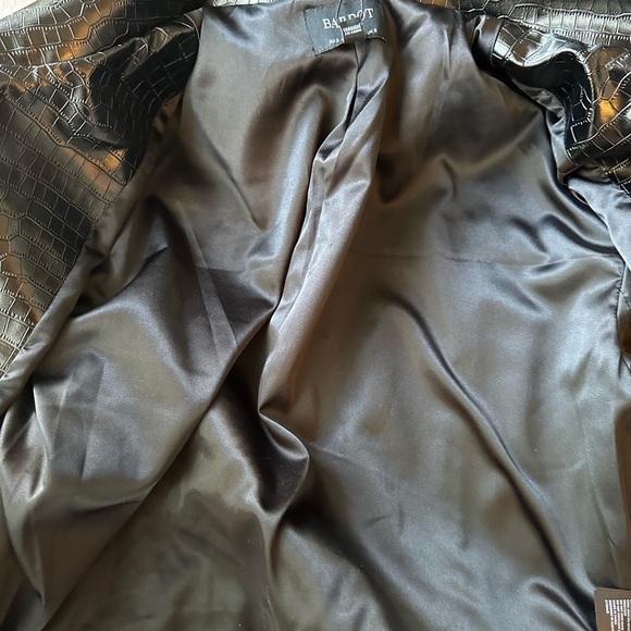 Bardot Croc Biker Jacket XS New - Picture 11 of 11